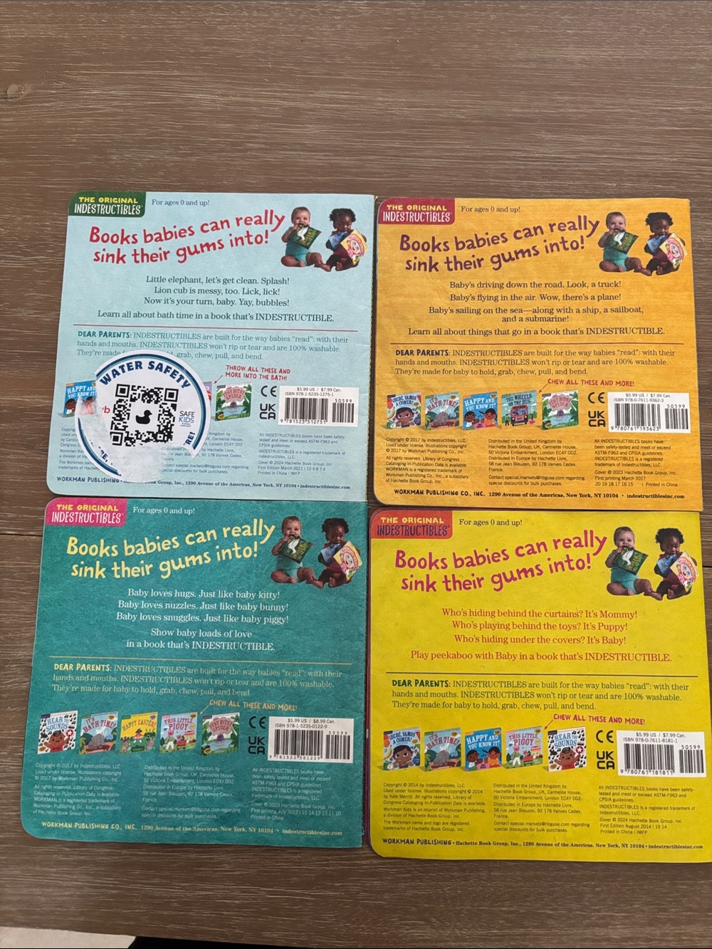 Indestructibles Baby Books Lot of 4 - Picture 2 of 3